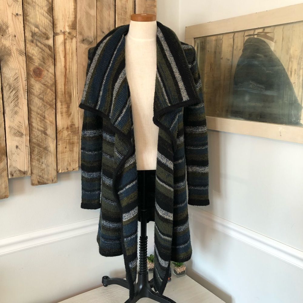Kensie Cozy Cascading‎ Oversized Draped Cardigan Size XS/S
